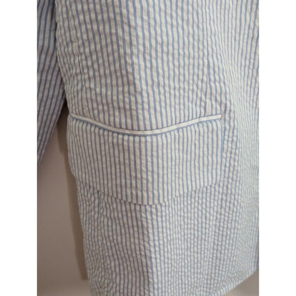 Vineyard Vines Blazer 42R Seersucker Cotton Blue White Striped Jacket Men Preppy - Picture 5 of 8